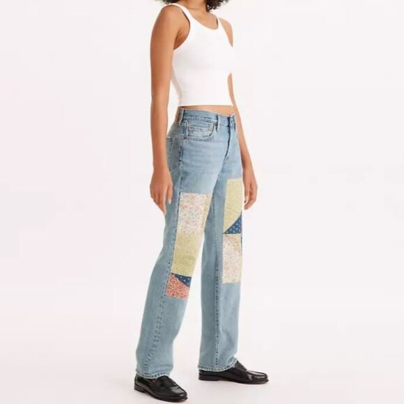 Levi's 501 ‘90s Patchwork Women's Jeans - Picture 2 of 8